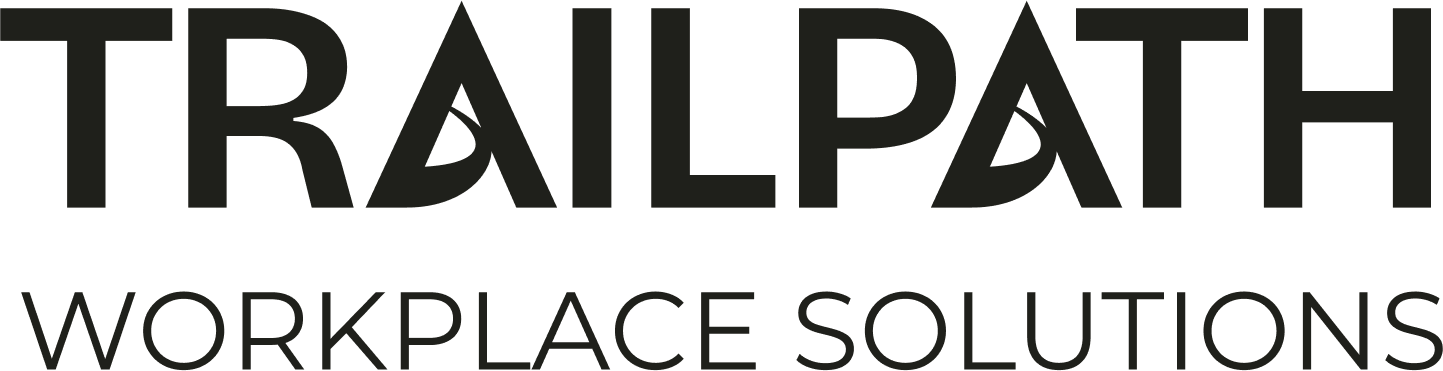 TrailPath Logo with cream background